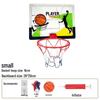 Punch-Free Foldable Wall-Mounted Acrylic Basketball Hoop for Indoor/Outdoor Parent-Child Play