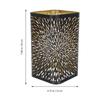 Hollow Carved Iron Lamp Shade Light Cover For Tabletop Bedside Decorative Lamp Living Room Bedroom Lighting Fixture