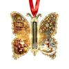 Santa Claus Christmas Tree Ornaments Snowman Butterfly Hanging Decorations  Tree Top Decoration