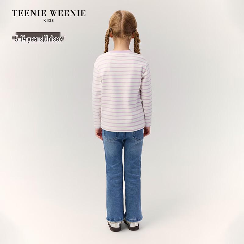 Teenie Weenie Kids Bear Casual Striped Long-Sleeve T-Shirt
