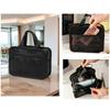 Portable Mesh Storage Bag Black Large Capacity Yoga Shoulder Bag Ultralight Transparent Travel Toiletry Bag
