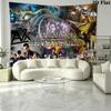 Avenged Sevenfold Wandteppich Ästhetischer Wandbehang Bedruckter Stoffdecke Dekorative Wandteppiche für Schlafzimmer Wohnzimmer Heimdekoration