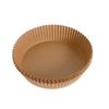 High-Temperature Resistant Disposable Air Fryer Paper Pans - Food Grade, Oil-Absorbing, Round Baking Pads