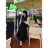 2026 Spring Elegant Hepburn Style Long Sleeve French Bubble Dress