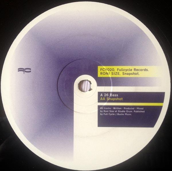 

12inch Record RONI SIZE - Snapshot FCY020 Full Cycle Reco 1999 UK Dance & Electronica Used