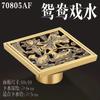 11X11cm antique brass odor proof floor drain bathroom shower room bathroom floor drain odor proof hardware bathroom accessories