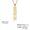 Dawapara Eye of Horus Ankh Cross Necklace Egyptian Cartouche Hieroglyph Pendant Stainless Steel Ancient Spiritual Jewelry