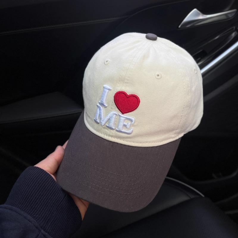 

Show the face small cap spring new embroidery love soft top casual women s baseball cap versatile