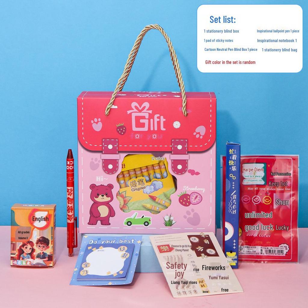 Back-to-School Gift Box: Ideal for Boys & Girls, Birthday Favors, Sharing Gifts, Rewards, Kindergarten & Primary School Students