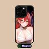 HSR Himeko Matte Surface Magsafe Mobile Phone Case for iPhone 17 16 15 14 13 12 11 Air Pro Max Plus Colorful Cover