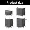 Bedroom Storage Bag Soft Fabric Closet Case for Bedding and Sweaters with Dust Cover and Full Opening Access Indoors
