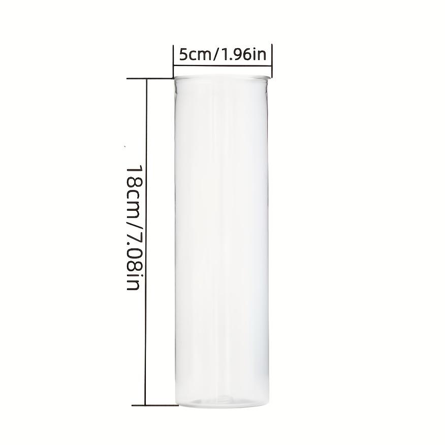 10Pcs Shatterproof Transparent Plastic Cylindrical Vases - Thickened Bohemian Style Party Decoration, Suitable For Various Festivals, Weddings