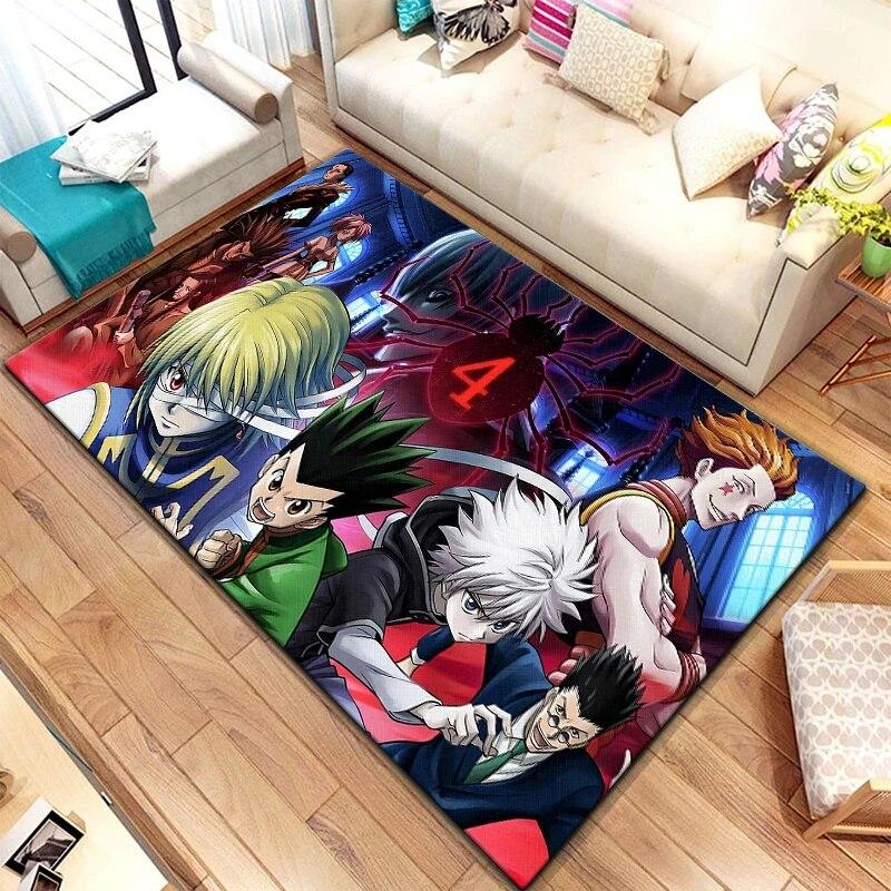 

Hunter X Hunter Anime Большой ковер для гостиной, спальни, дивана, украшение, ковер для гостиной, спальни, подарок, украшение для дома