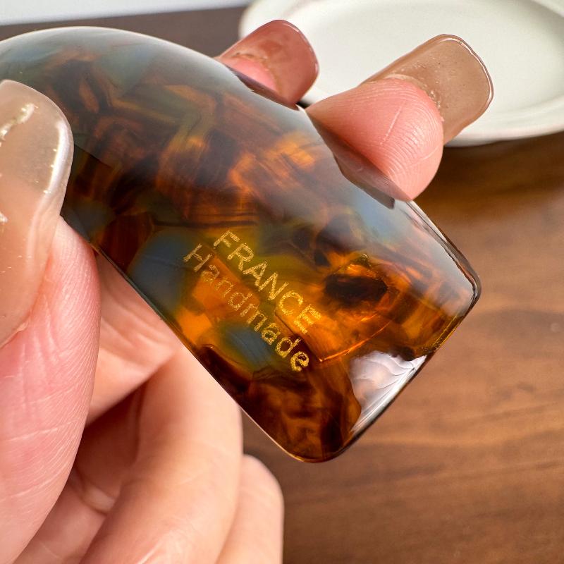 Retro New Colorful Acetate Hairpin One-word Spring Clips for Women Temperament Barrettes Lady Fashion Versatile Hair Accessories