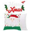 Festive Christmas Santa Claus Pillow Cover Cozy Decorative Cushion For Holidays