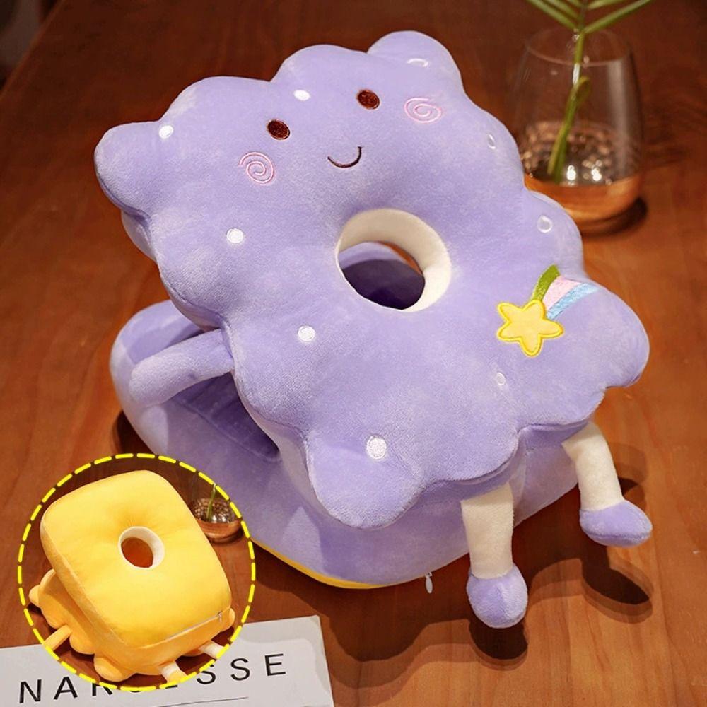 Super Soft Hand Warmer Pillow Plush&Ice Silk Hollow Pillow Stuffed Toy  Men Women