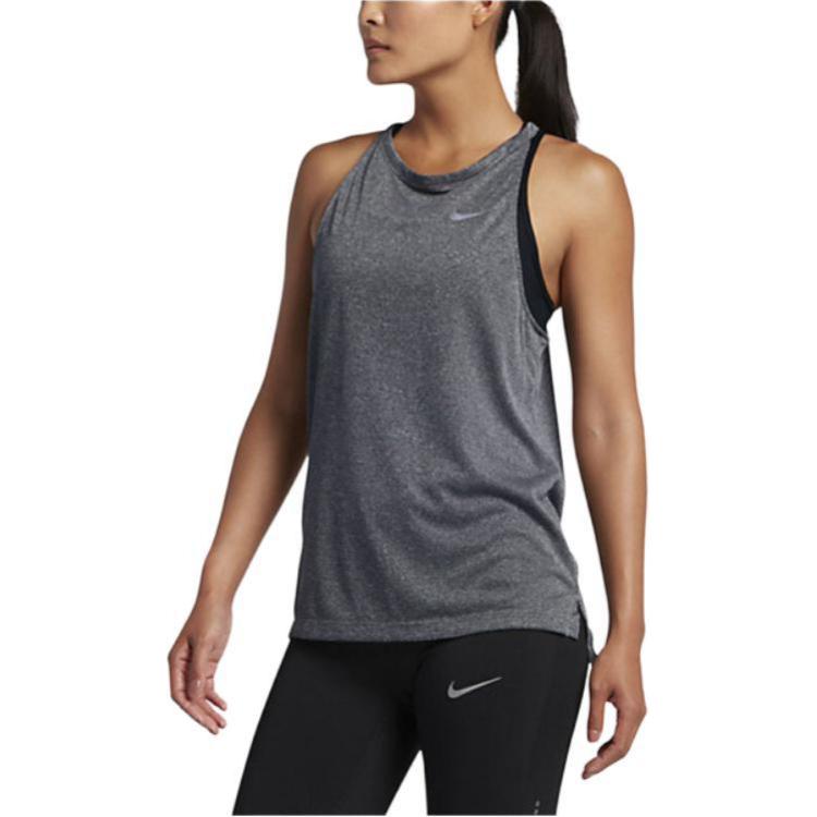 New Nike Sleeveless Sports Shirts Women's Gray 831779-060