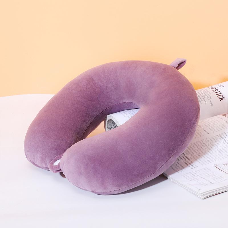 Almofada de Viagem em U para Pescoço e Costas para Escritório, Avião e Carro