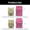 Practical Bear Flower Pots Sturdy Silicone Mold Cement Plaster Craft Supplies for Garden and Indoor Decoration
