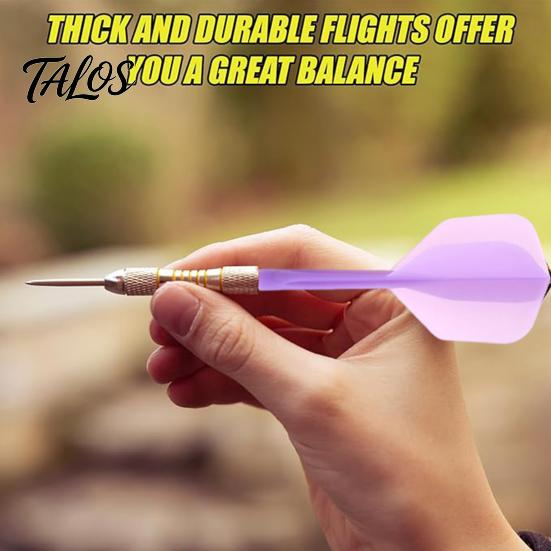 Clear Dart Tail 6Pcs Professional Precise Flying Indoor Outdoor 2Ba 4Ba Long-lasting Transparent Plastic Integrated Shaft Flight Replacement