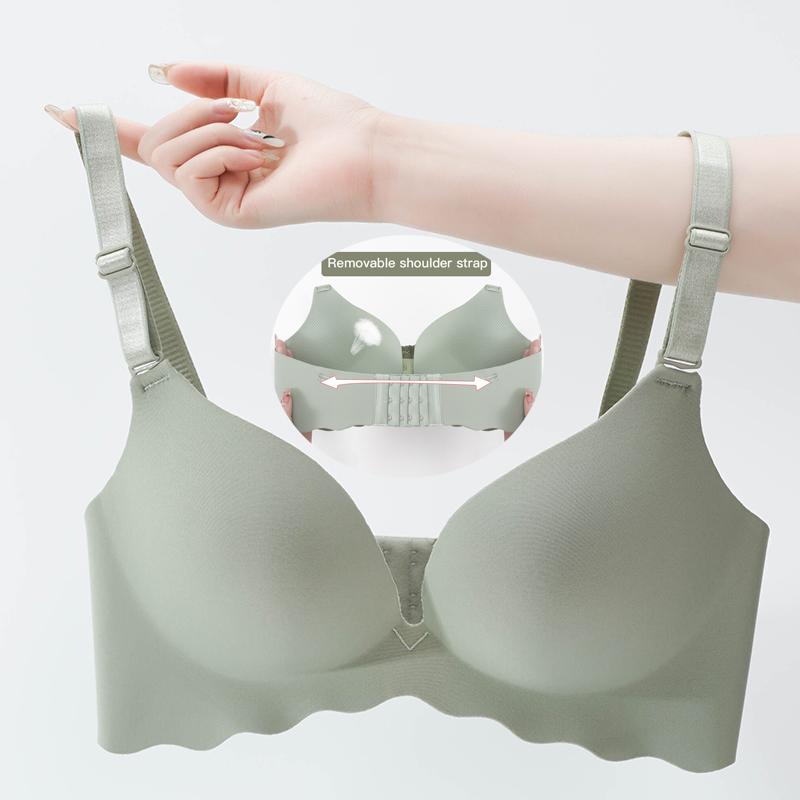 Dámské spodní prádlo Sexy spodní prádlo Push Up Podprsenky Bezešvá podprsenka Dívčí Intimky Bez drátěnky Deep U Bralette Dámské topy Spodní prádlo