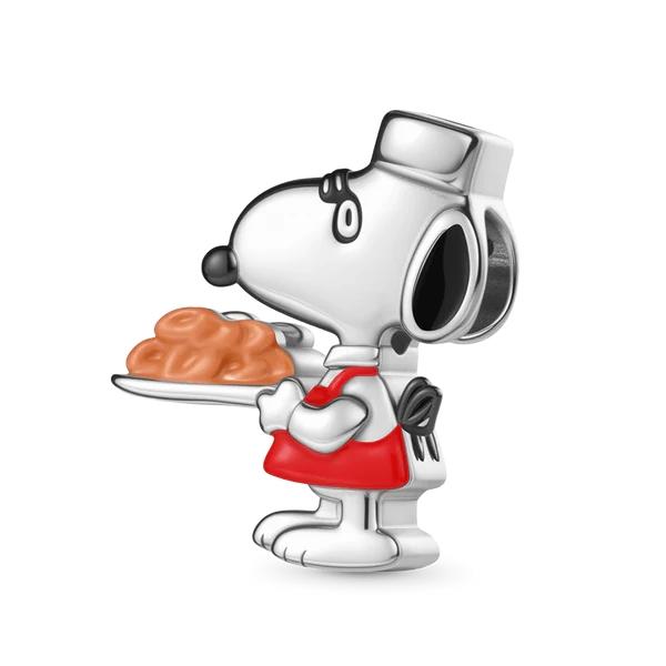 New 925 Silver Cartoon Snoopy Mickey Minnie Clip Charms Beads Fit DIY Bracelets Women Jewelry Gifts