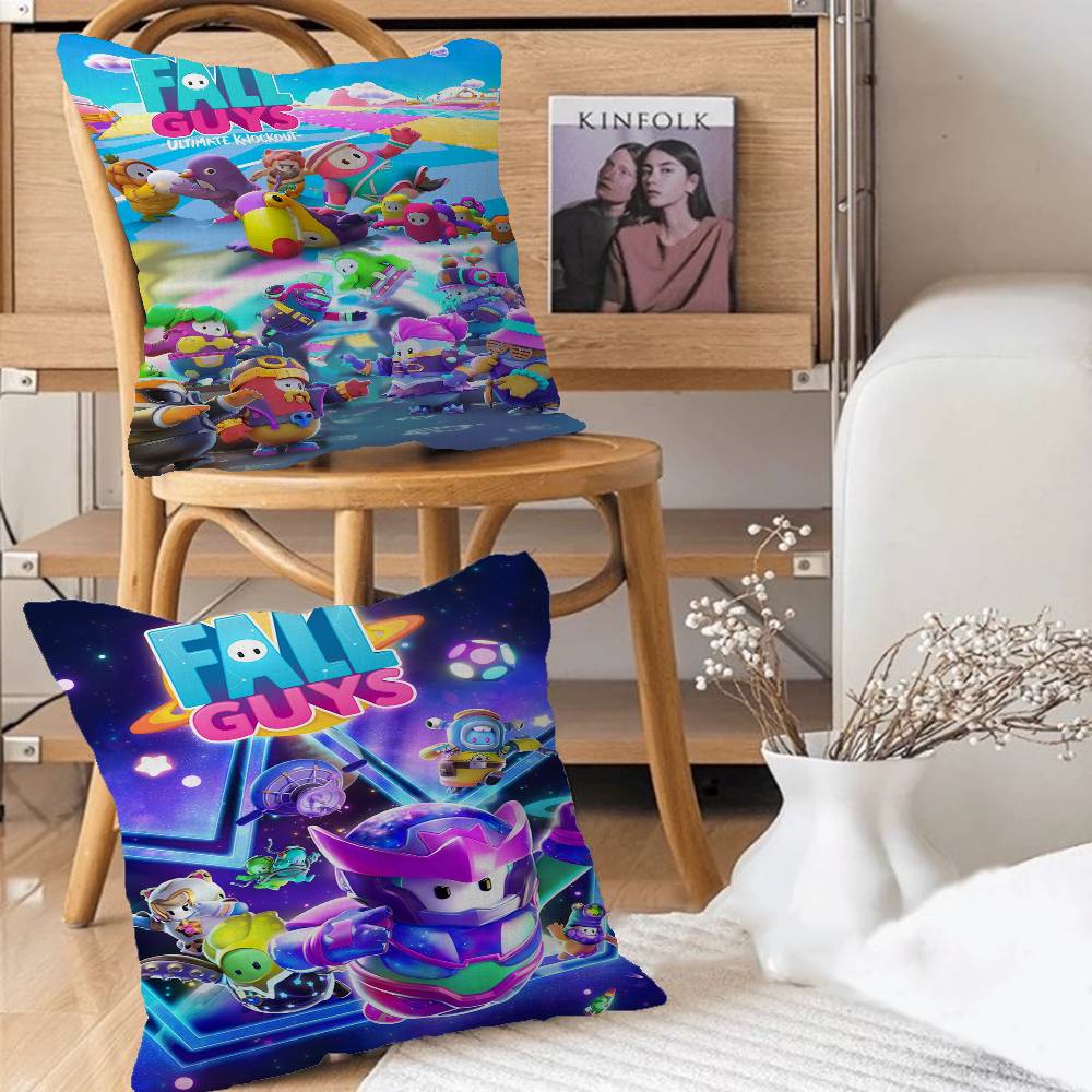 F-Fall G-Guys Game Personalized Pillow Dust Cover Bedroom Kids Party Decoration Pillowcase Birthday Children Gift