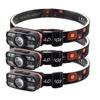 Sensor Headlamp LED High Bright Rechargeable Headlights with RED Light Waterproof Fishing Camping Cycling Induction Head Light