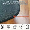 4pcs Golden Floral Print Car Floor Mats Set, Front And Rear Carpets, Fashionable Interior Protection For Cars, Trucks, SUVs, All