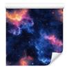 Watercolor Galaxy Wallpaper Navy Blue, Plum Background 50x1000
