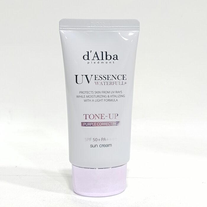 Free shipping dAlba Waterfull Tone Up Sun Cream Purple SPF50+ PA++++ 50ml - Choose 1 2 3 units Skin care UV cut Sunblock Sunscreen Radiant Base makeup