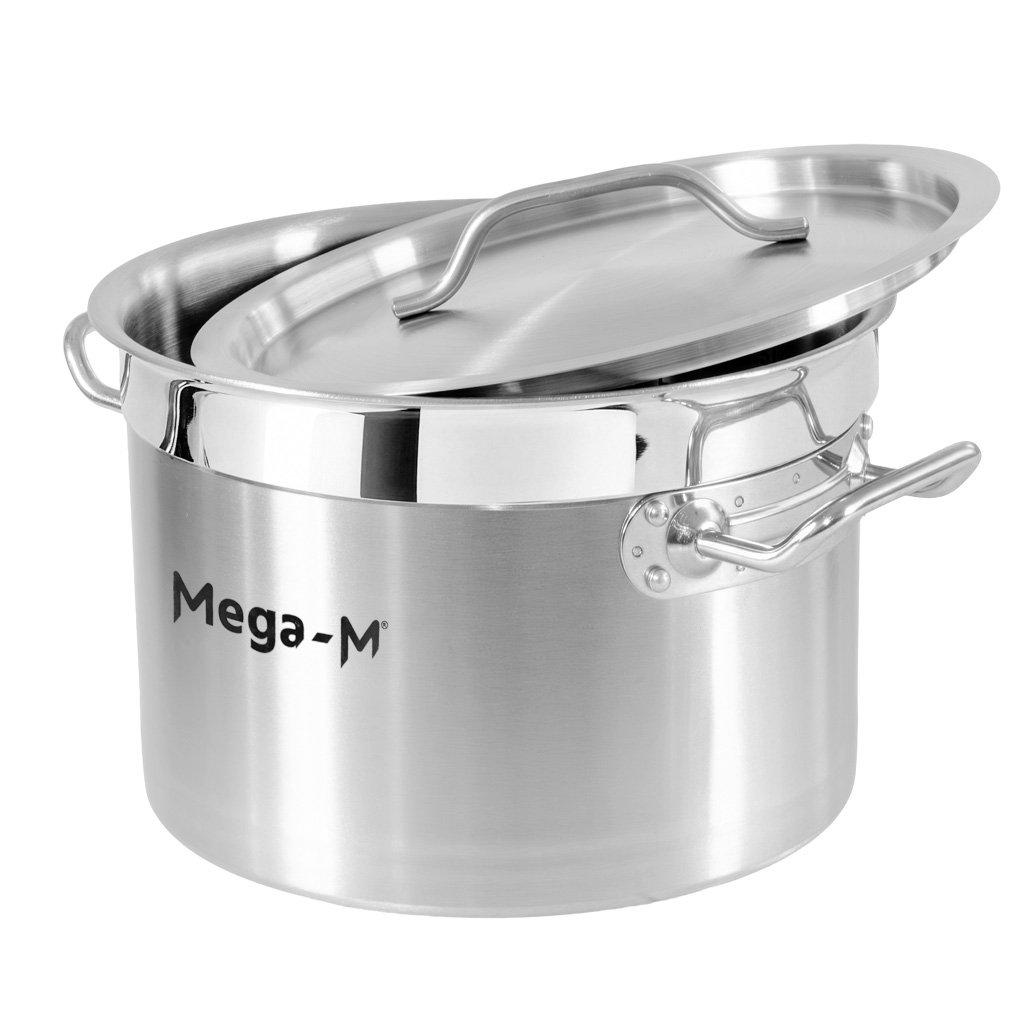 Medium Catering Pot With Lid Mega-M Pro 14L Dia. 30 Cm X H 20 Cm N