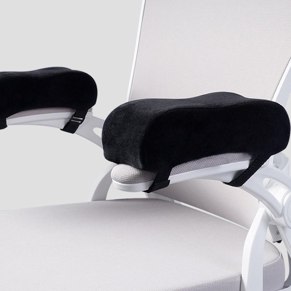 1Pair Memory Foam Inner Core Support Cushion Comfortable Elbow Pillow  for Home Office Game Chair