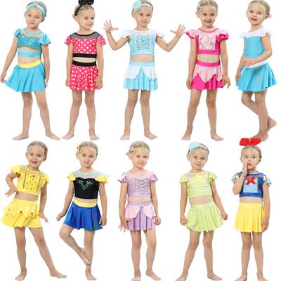 Snow White Girls Swimsuit Eromini Cinderella Age Split Swimsuit
