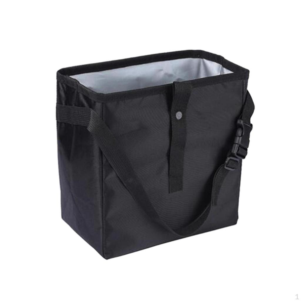 Car Garbage Can Trash Bag Hanging Foldable Organizer Large Capacity Vehicle Accessory Waterproof