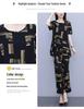 2025 Plus Size Women's Summer Outfit: Stylish Slimming Two-Piece Set with Wide-Leg Pants
