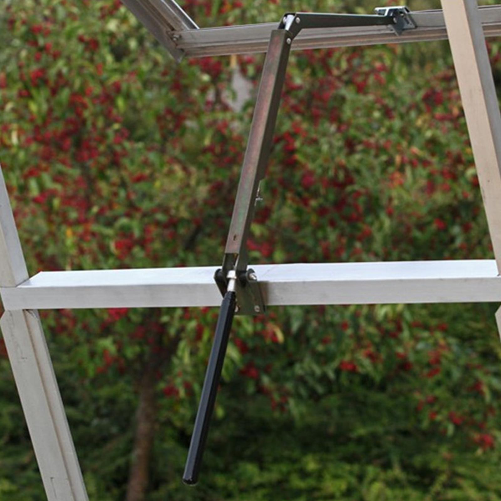 Greenhouse Automatic Spring Window Opener Heavy Duty Solar Vent Tool for Thermal Mini Prefabricated Greenhouse серебряный