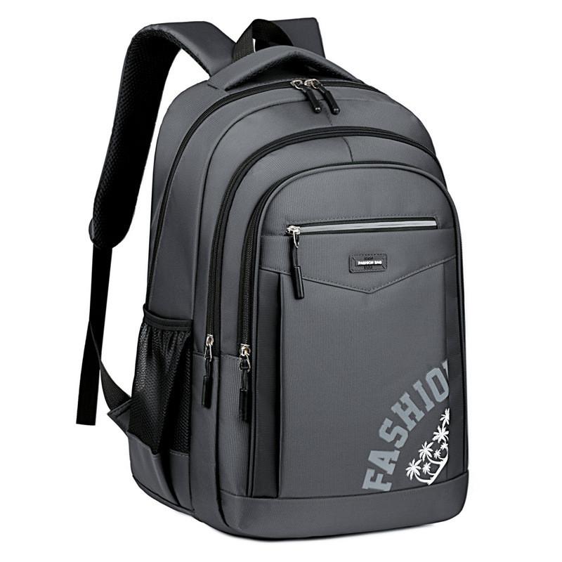 Letter Print Fashion Oxford Backpack Breathable Laptop Compartment Bag Students