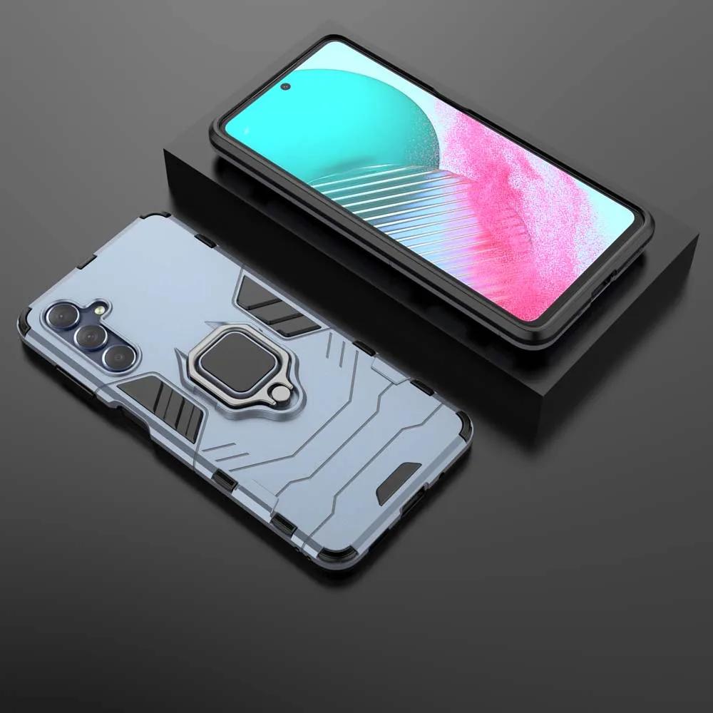 

Armor Case For Samsung S25 Edge S24 S23 Ultra Plus FE A56/36/26/16/06 A55/35/25/15 M/F/56/36/16/06/15/05 M35 Ring Bracket Cover For S23 Ultra