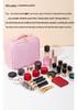High-Grade LED Mirror Travel Makeup Bag for Women: Portable, Large Capacity, and Compartmentalized for Brushes