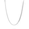 Kihei 2-sided Cut Chain, Silver Chain, 2.4mm, 50cm, Sv925, Silver Necklace, Sterling Silver 925, Silver Accessory, Women's, Men's, Pair, Gift,