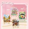 Loz Street Scene Series Architectural Model 3D Drawing Building Blocks Set Model Assembly Toy Ornament Kids Birthday Gift
