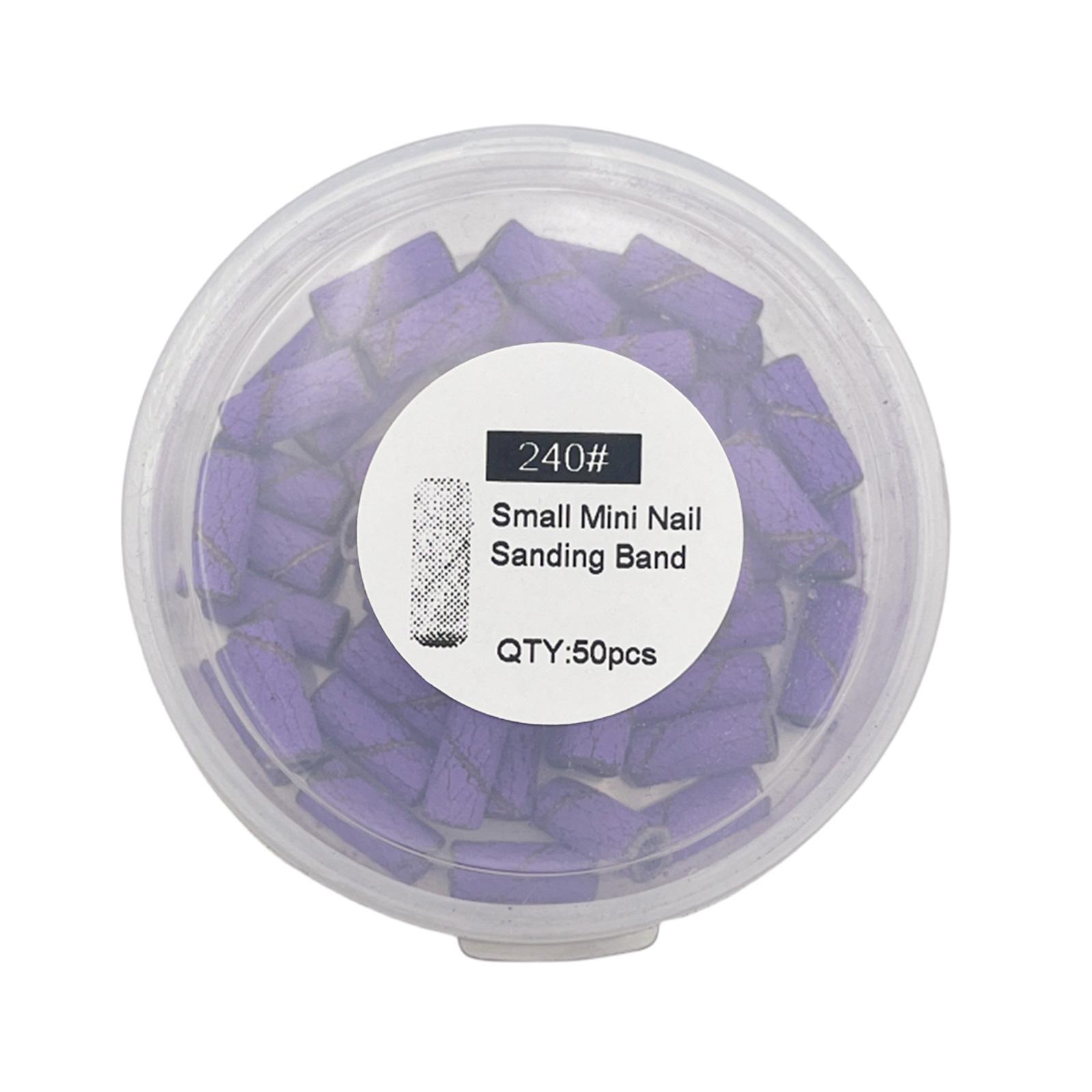 

Ленты для шлифования ногтей, шлифовальные кольца, подшипники для электродрели, аксессуары для маникюрного инструмента 240 фиолетовый