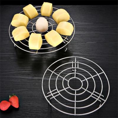 304 Thicken Stainless Steel Steamer Multi-Function Pot Steaming Dumplings Egg Rack Grill Stand Kitchen Heating Cooking Supplies