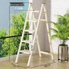 Housewarming Thickened A-Frame Folding Ladder with Enlarged Red Pedal for Safety