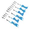 18Pcs Rope Tightening and Tensioning Tool Set 3mm 4mm Rope Tightening and Cinching Tool Set for Camping Boat Outdoor Use