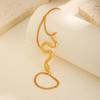 Stainless Steel Snake Animal Finger Bracelet Gold Fashion Jewelry Br-2332