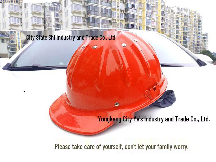Aluminum Alloy Construction Safety Helmet - National Standard Protective Hat