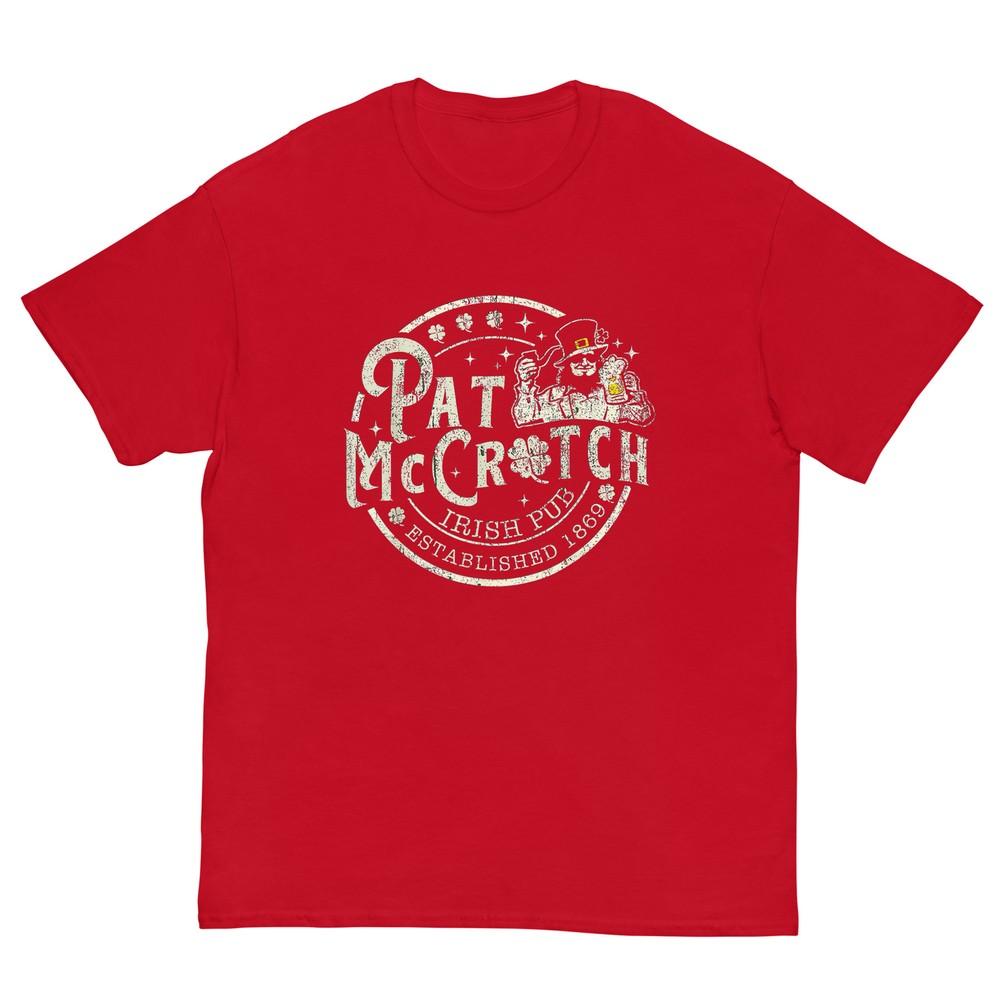 Pat Mccrotch Irish Pub Leprechaun Funny St Patricks Day Tshirt S