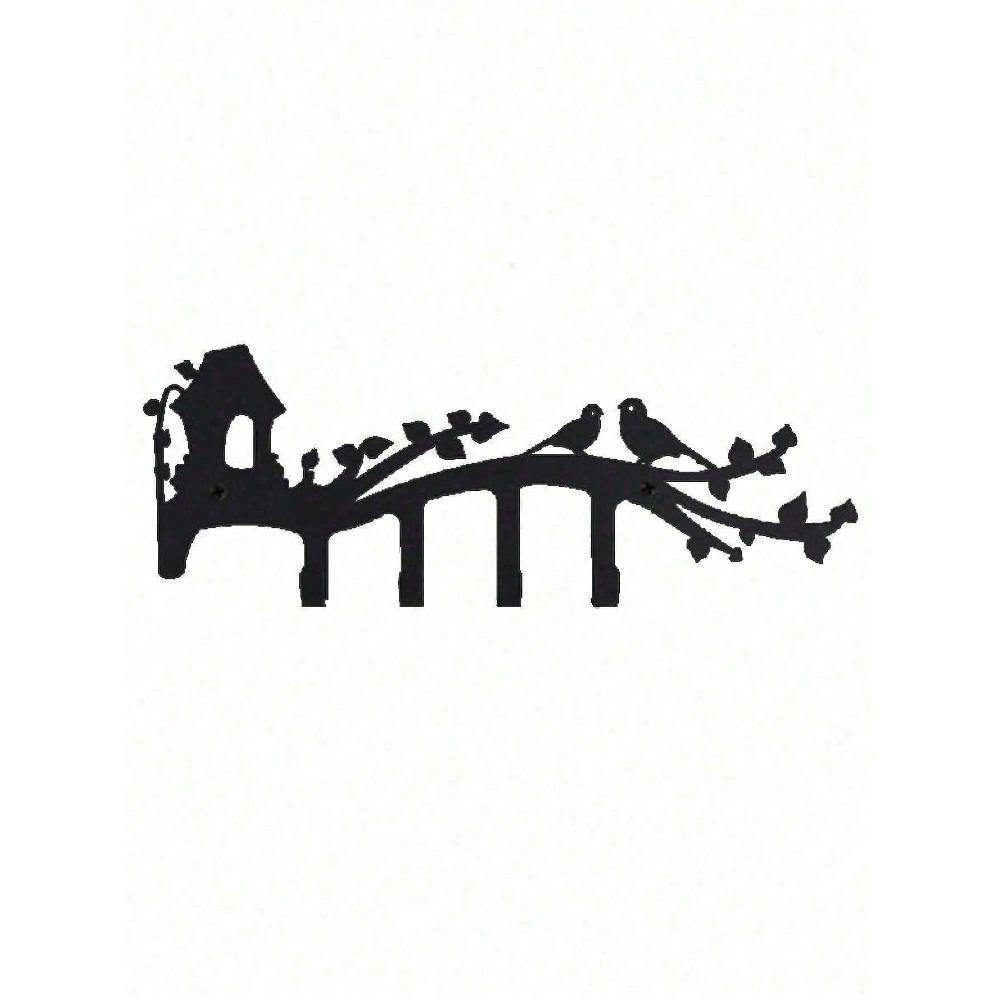 Vintage Farmhouse Wall Coat Rack, Rustproof Entryway Organizer with Hooks for Jackets & Hats